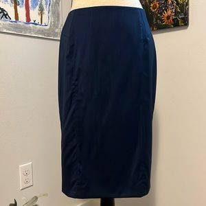Hugo Boss Virgin Wool Blend Pencil Skirt
